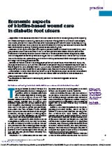 Economic aspects of biofilm-based wound care in diabetic foot ulcers