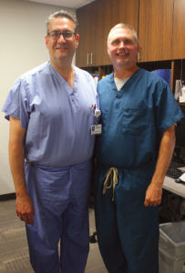 Dr. Dean Tortorelis (at left) and Dr. Joseph Cerny