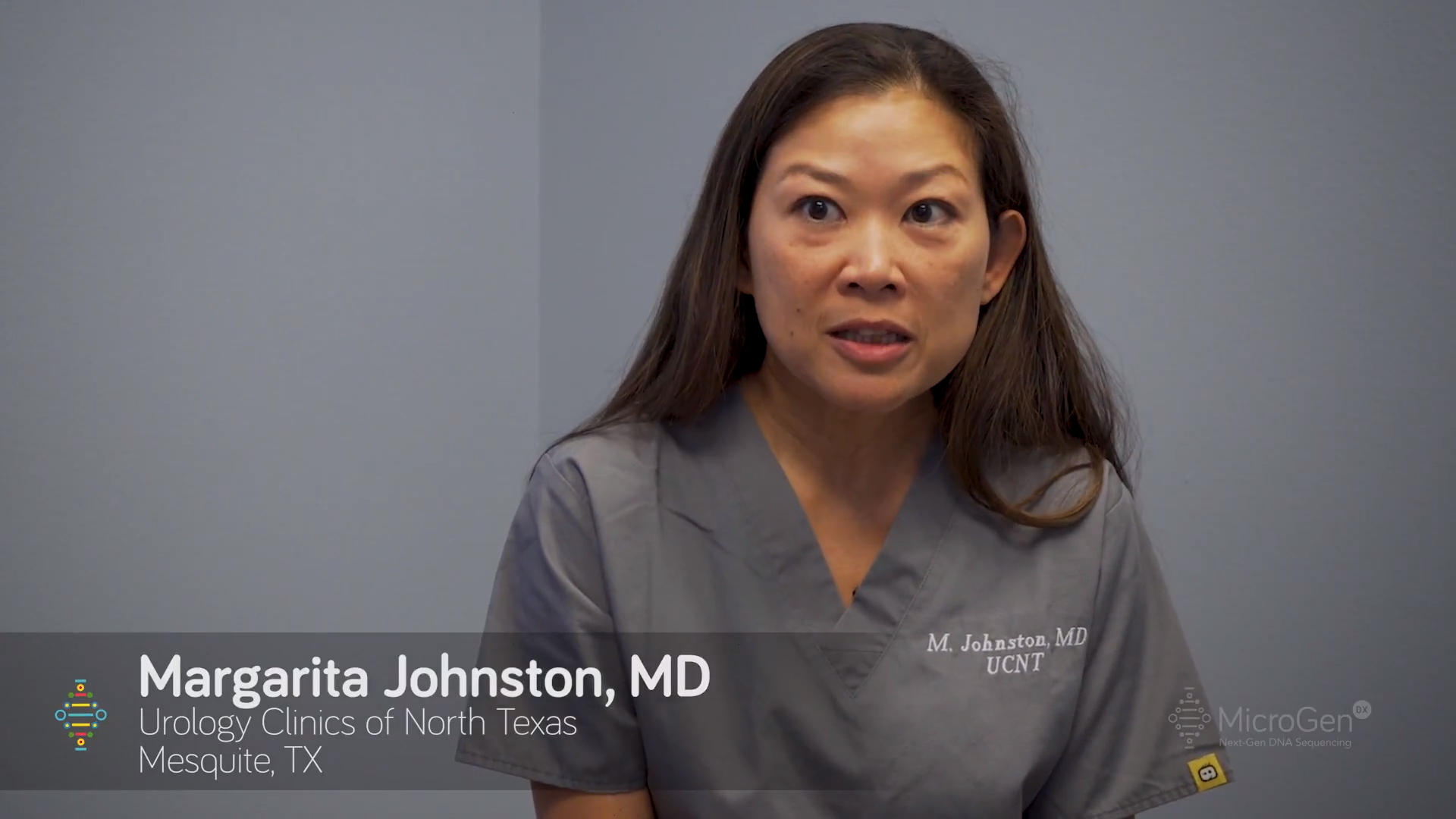 "I trust it implicitly" Margarita Johnson, MD MicroGen Diagnostics