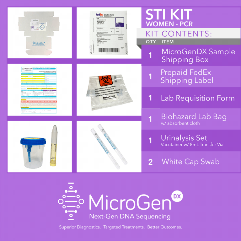 STI Kit Women MicroGen Diagnostics