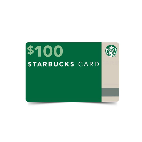 $100 Starbucks Gift Card | MicroGen Diagnostics