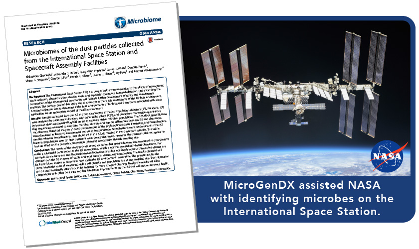 microgendx nasa international space station microbes microgendx nasa international space station microbes